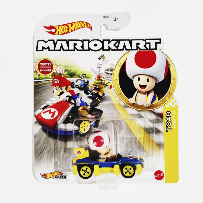 Hot Wheels Mario Kart  Toad Mach 8